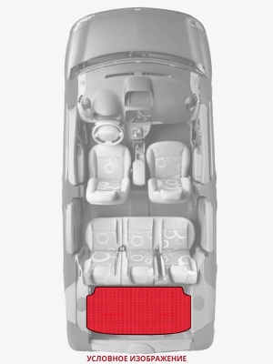 ЭВА коврики «Queen Lux» багажник для Toyota Sprinter Carib